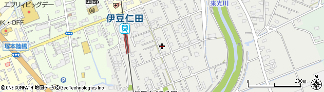 静岡県田方郡函南町仁田191-1周辺の地図