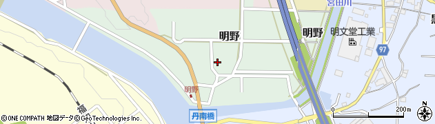 兵庫県丹波篠山市明野133周辺の地図