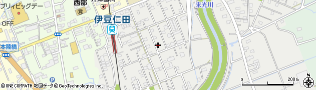 静岡県田方郡函南町仁田191-3周辺の地図
