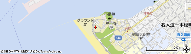 静岡県沼津市我入道浜町周辺の地図