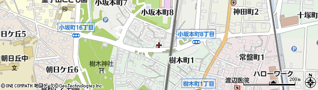 愛知県豊田市小坂本町8丁目91周辺の地図