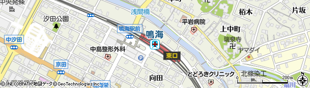 鳴海駅周辺の地図