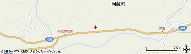 愛知県豊田市阿蔵町猫田28周辺の地図