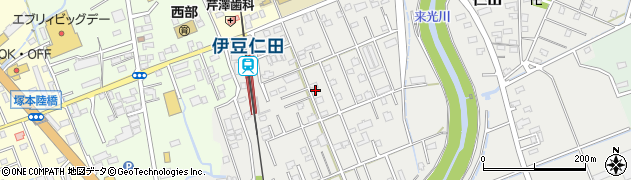 静岡県田方郡函南町仁田191-23周辺の地図