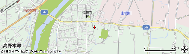 岡山県津山市高野本郷2735周辺の地図
