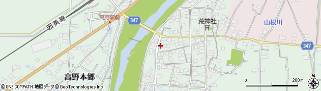 岡山県津山市高野本郷2812周辺の地図