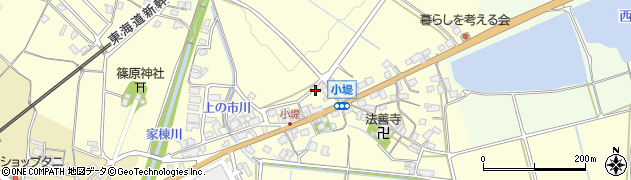 滋賀県野洲市小堤34周辺の地図