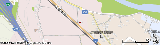 京都府南丹市八木町八木嶋上柳ケ坪周辺の地図