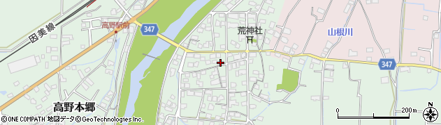岡山県津山市高野本郷2828周辺の地図