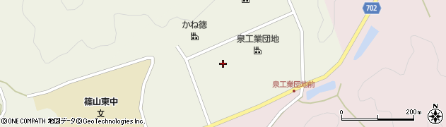 株式会社かね徳篠山工場周辺の地図