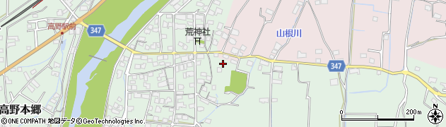 高野川東公園周辺の地図