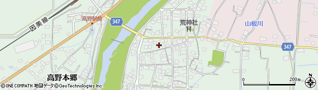岡山県津山市高野本郷2824周辺の地図