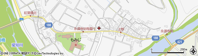 永源寺高野町自治会館周辺の地図