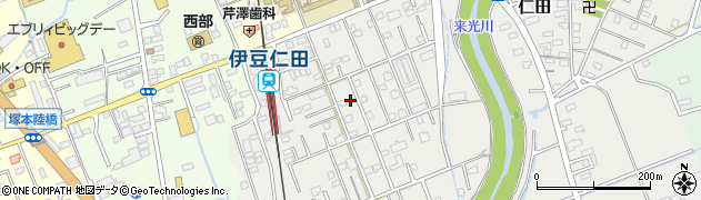 静岡県田方郡函南町仁田191-18周辺の地図