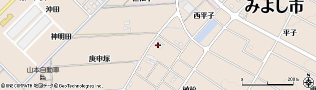 名古屋トヨペット株式会社　三好研修センター周辺の地図