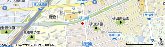 錦香園周辺の地図