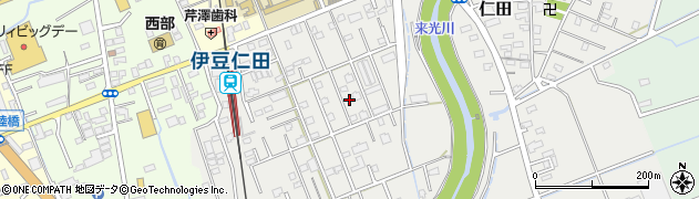静岡県田方郡函南町仁田191-39周辺の地図