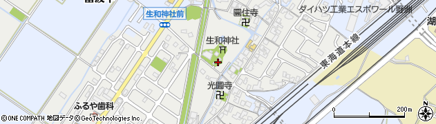 滋賀県野洲市冨波乙周辺の地図