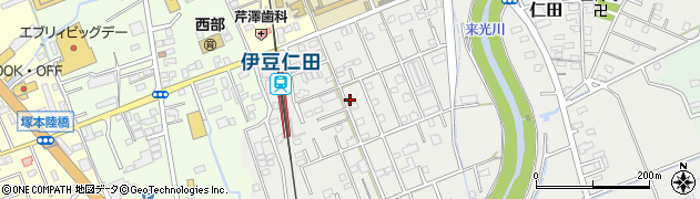 静岡県田方郡函南町仁田191-9周辺の地図