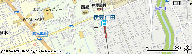 静岡県田方郡函南町間宮613-13周辺の地図