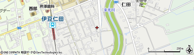 静岡県田方郡函南町仁田191周辺の地図
