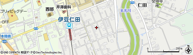 静岡県田方郡函南町仁田191-47周辺の地図