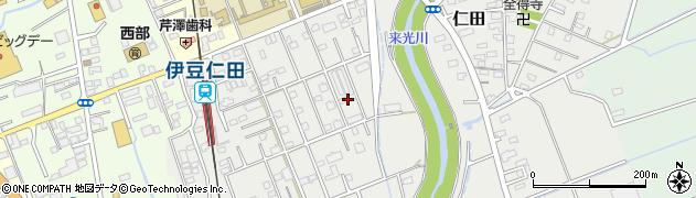 静岡県田方郡函南町仁田192周辺の地図