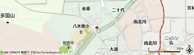 京都府南丹市八木町青戸馬垣内周辺の地図