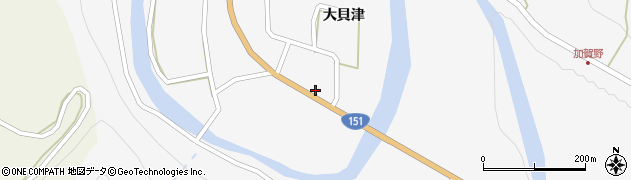 愛知県東栄町（北設楽郡）中設楽（的場）周辺の地図