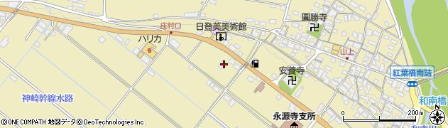 湖東信用金庫永源寺支店周辺の地図
