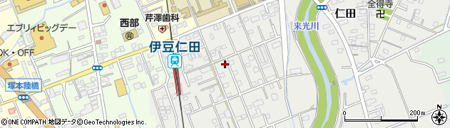 静岡県田方郡函南町仁田191-16周辺の地図