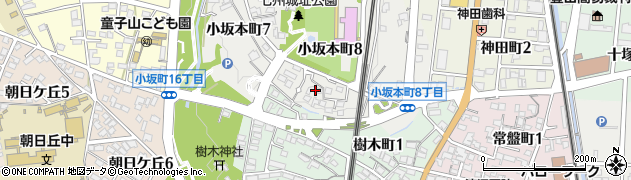愛知県豊田市小坂本町8丁目77周辺の地図
