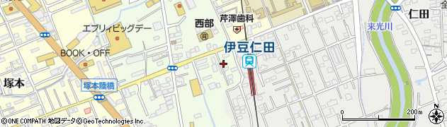 静岡県田方郡函南町間宮614周辺の地図