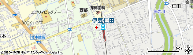 静岡県田方郡函南町間宮613-24周辺の地図