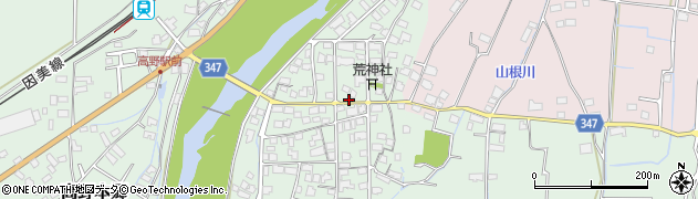 岡山県津山市高野本郷2875周辺の地図
