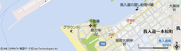 静岡県沼津市我入道浜方周辺の地図
