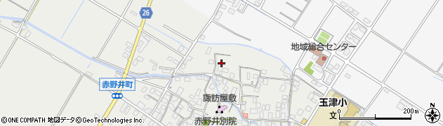 滋賀県守山市赤野井町196周辺の地図