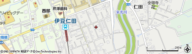 静岡県田方郡函南町仁田191-44周辺の地図