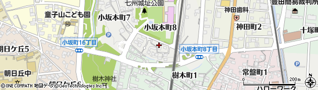 愛知県豊田市小坂本町8丁目76周辺の地図