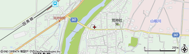 岡山県津山市高野本郷2836周辺の地図