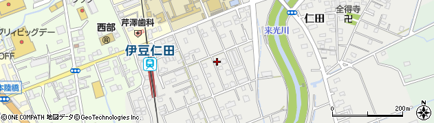 静岡県田方郡函南町仁田191-43周辺の地図
