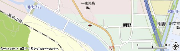 兵庫県丹波篠山市明野256周辺の地図