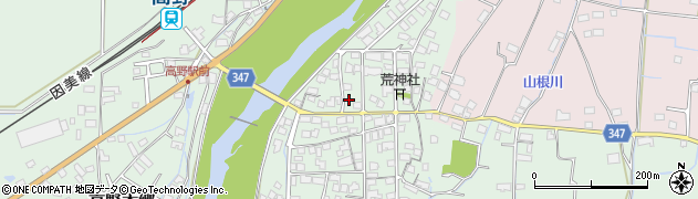 岡山県津山市高野本郷2830周辺の地図