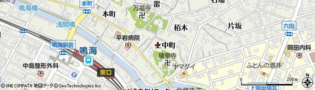愛知県名古屋市緑区鳴海町上中町12周辺の地図