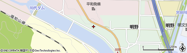 兵庫県丹波篠山市明野257周辺の地図