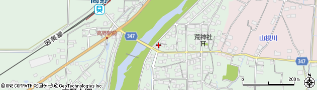 岡山県津山市高野本郷2809周辺の地図