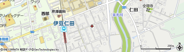 静岡県田方郡函南町仁田191-38周辺の地図