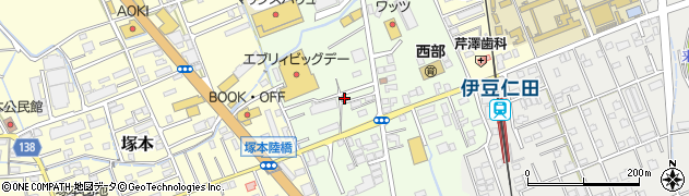 静岡県田方郡函南町間宮549周辺の地図