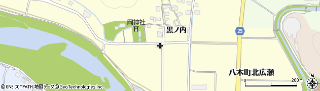 京都府南丹市八木町北広瀬（岡花）周辺の地図