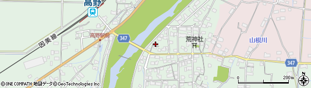 岡山県津山市高野本郷2843周辺の地図